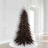 Vickerman Black Fir with Orange Lights Artificial Christmas Tree - view 2 of 3