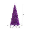Vickerman Purple Fir Slim Artificial Christmas Tree - view 3 of 3