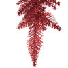Vickerman Tinsel Red Fir Artificial Christmas Teardrop - view 4 of 4