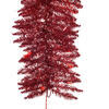 Vickerman Tinsel Red Artificial Christmas Garland - view 2 of 4
