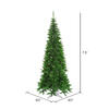 Vickerman Green Tinsel Fir Slim Artificial Christmas Tree - view 3 of 4