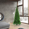 Vickerman Green Tinsel Fir Slim Artificial Christmas Tree - view 2 of 4