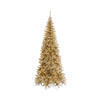 Vickerman Champagne Tinsel Fir Slim Artificial Christmas Tree - view 1 of 5