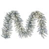 Vickerman Silver Artificial Christmas Garland - view 1 of 6