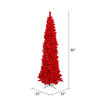 Vickerman Flocked Red Pencil Fir Artificial Christmas Tree - view 3 of 3