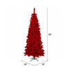 Vickerman Flocked Red Fir Artificial Christmas Tree - view 2 of 2