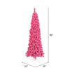 Vickerman Flocked Pink Pencil Fir Artificial Christmas Tree - view 3 of 3