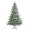 Vickerman Frosted Denton Spruce Christmas Tree, Multi-Colored Lights - view 1 of 2