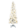 Vickerman Flocked Atka Pine Pencil Artificial Christmas Tree - view 1 of 4