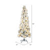 Vickerman Flocked Atka Pine Pencil Artificial Christmas Tree - view 4 of 4