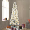 Vickerman Flocked Atka Pine Pencil Artificial Christmas Tree - view 2 of 4