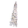 Vickerman Flocked Atka Slim Artificial Christmas Half Tree - view 2 of 7