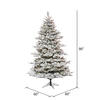 Vickerman Flocked Kiana Pine Full Artificial Christmas Tree - view 4 of 4