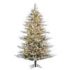 Vickerman Flocked Kiana Pine Artificial Christmas Tree 3MM - view 1 of 5