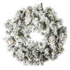 Vickerman Flocked Kiana Artificial Christmas Wreath - view 1 of 4