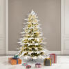 Vickerman Flocked Kamas Fraiser Fir Artificial Christmas Tree 3MM Warm White - view 2 of 5