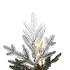 Vickerman Flocked Kamas Fraiser Fir Artificial Christmas Tree 3MM Warm White - view 5 of 5