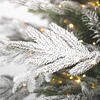 Vickerman Flocked Kamas Fraiser Fir Artificial Christmas Tree 3MM Warm White - view 3 of 5
