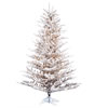Vickerman Flocked Stick Pine Artificial Christmas Tree - view 1 of 4
