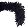 Vickerman Artificial Flocked Black Fir Garland - view 5 of 5