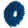 Vickerman Flocked Turquoise Fir Artificial Wreath - view 2 of 5