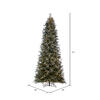 Vickerman Artificial Frosted Slim Douglas Fir Christmas Tree - view 4 of 7