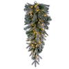Vickerman Artificial Frosted Douglas Fir Teardrop - view 1 of 5