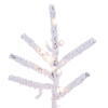 Vickerman Artificial Flocked Slim Pistol Pine Christmas Tree - view 3 of 8
