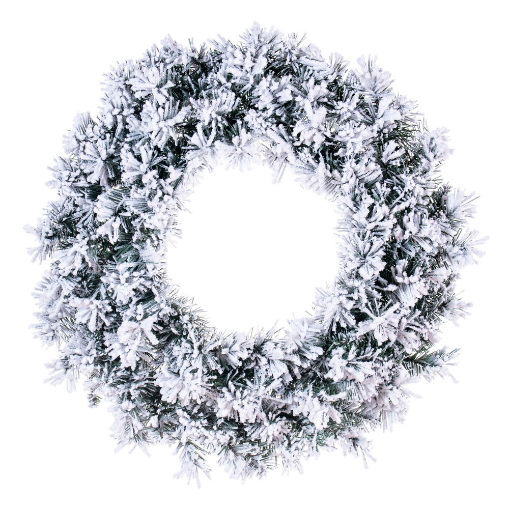 Vickerman Frosted Glacier Pine Artificial  Wreath 