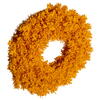 Vickerman Flocked Yellow Artificial Wreath - view 3 of 5