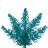 Vickerman Aqua Tinsel Pencil Artificial Christmas Tree - view 2 of 3