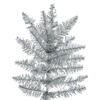 Vickerman  Silver Slim Artificial Christmas Tree - view 2 of 6