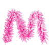 Vickerman 9' x 12" Flocked Pink Pencil Fir Artificial Garland - view 1 of 4