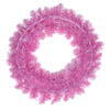 Vickerman Flocked Pink Pencil Fir Artificial Wreath - view 3 of 5