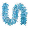 Vickerman 9' x 12" Flocked Baby Blue Pencil Fir Artificial Garland - view 1 of 3
