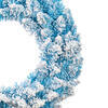 Vickerman Flocked Baby Blue Pencil Fir Artificial Wreath - view 2 of 2