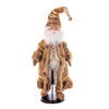 Vickerman Mocha Velvet Santa Doll with Stand - view 1 of 5