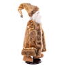 Vickerman Mocha Velvet Santa Doll with Stand - view 2 of 5