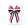 Vickerman Red-White-Blue Velvet Bow, Limited UV - view 2 of 2