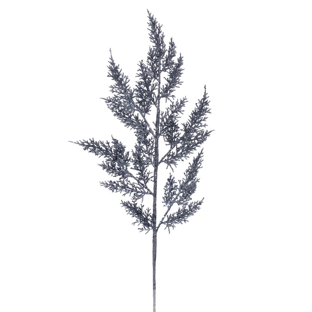 Vickerman 28" Onoclea Glitter Wild Huck Artificial Christmas Spray