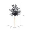 Vickerman 10" Pinecone Glitter Leaf Artificial Christmas Pick - view 2 of 3