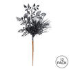 Vickerman 10" Pinecone Glitter Leaf Artificial Christmas Pick - view 3 of 3