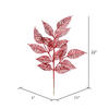 Vickerman 27" Glitter Bay Leaf Lace Aritificial Christmas Spray - view 2 of 3