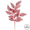 Vickerman 27" Glitter Bay Leaf Lace Aritificial Christmas Spray - view 3 of 3