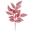 Vickerman 27" Glitter Bay Leaf Lace Aritificial Christmas Spray - view 1 of 3