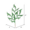 Vickerman 27" Glitter Coral Bells Leaf Lace Aritificial Christmas Spray - view 2 of 3