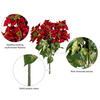 Vickerman 18" Red Poinsettia and Leaf Bush - view 6 of 6