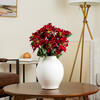 Vickerman 18" Red Poinsettia and Leaf Bush - view 2 of 6