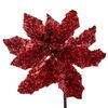 Vickerman Glitter Poinsettia Stem - view 1 of 3