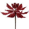 Vickerman Glitter Poinsettia Stem - view 3 of 3
